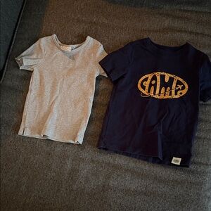 Gray and Navy Kids T-Shirts